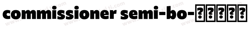 commissioner semi-bo字体转换